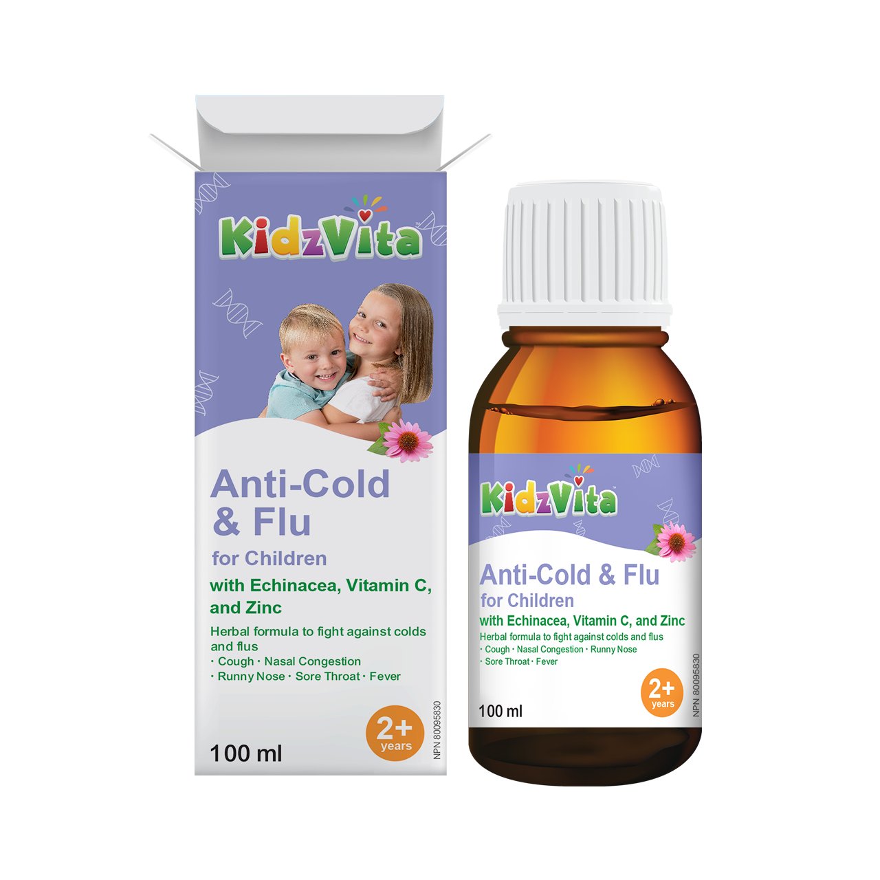 Kidzvita Anti - Cold & Flu for Children (100 ml)