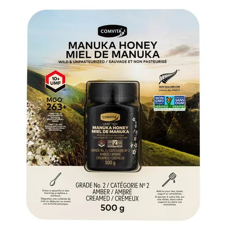 Comvita UMF 10+ Raw Manuka Honey MGO 263+ (500g)