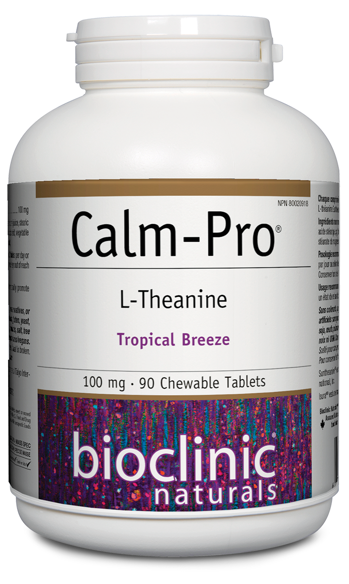 Bioclinic Naturals Calm Pro 100mg (90 chewable tablets)