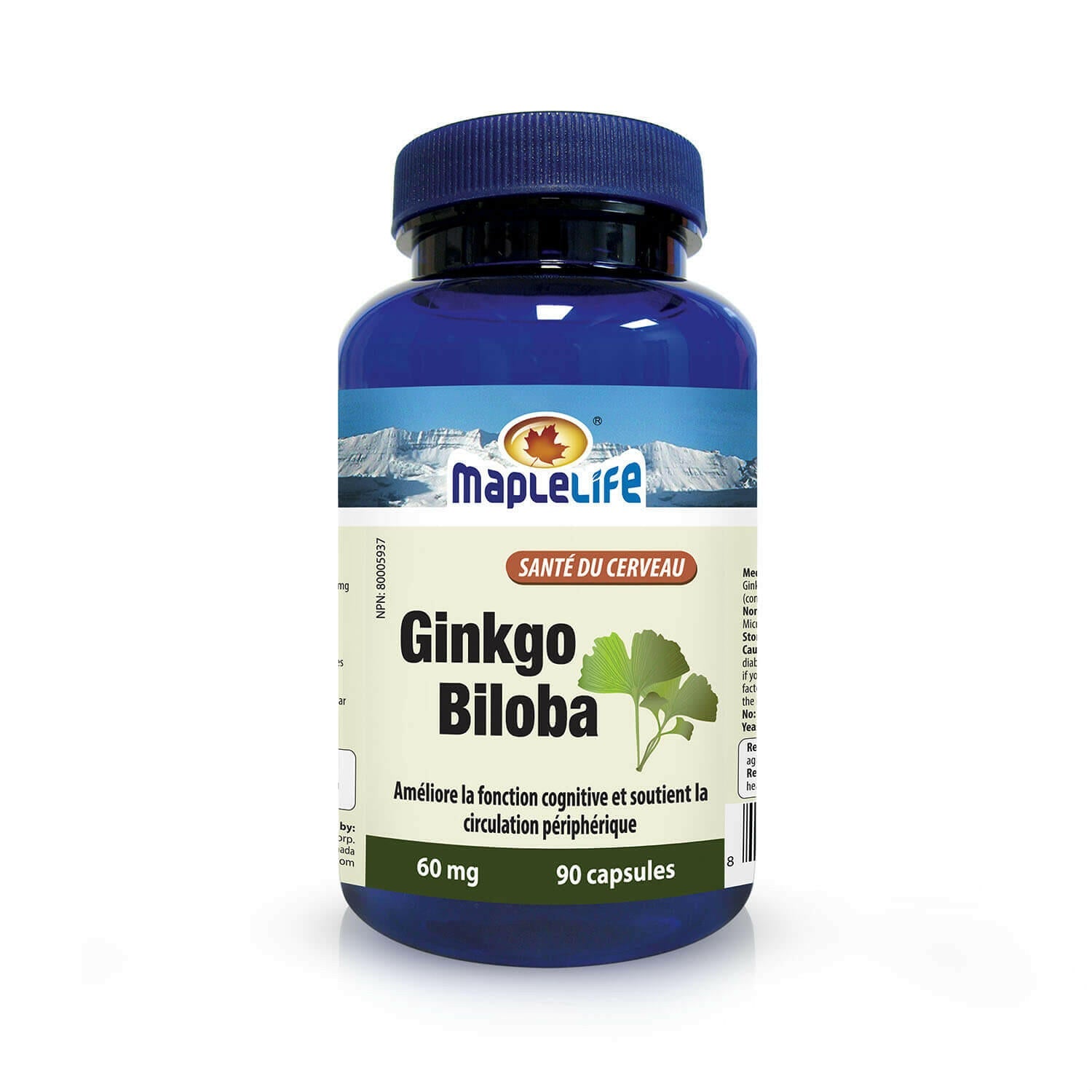 Maplelife Ginkgo Biloba 60mg (90 Softgels)