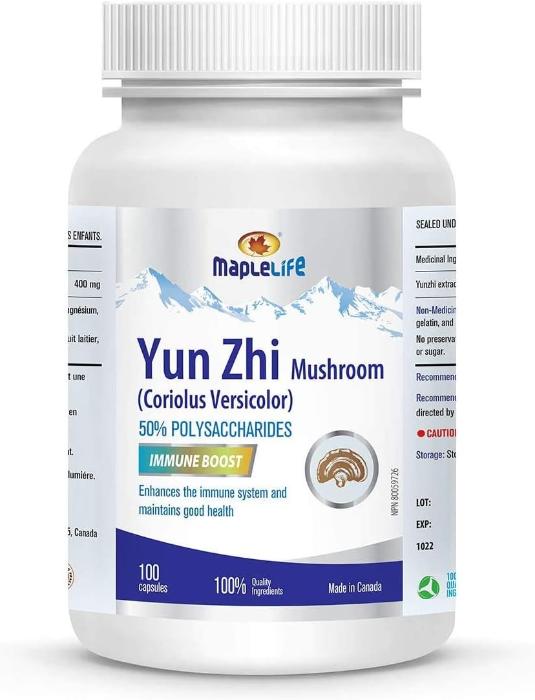 Maplelife Yun Zhi Capsules 400 mg (100Cap)