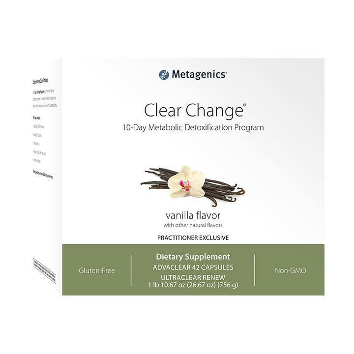 Metagenics Clear Change® 10 Day Program with UltraClear® RENEW (Vanilla flavor)