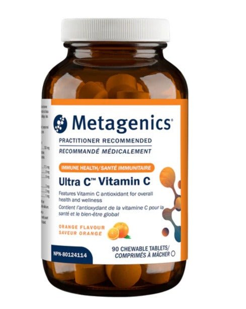 Metagenics Ultra C Vitamin C - Chewable Orange (90 Chewable Tablets)