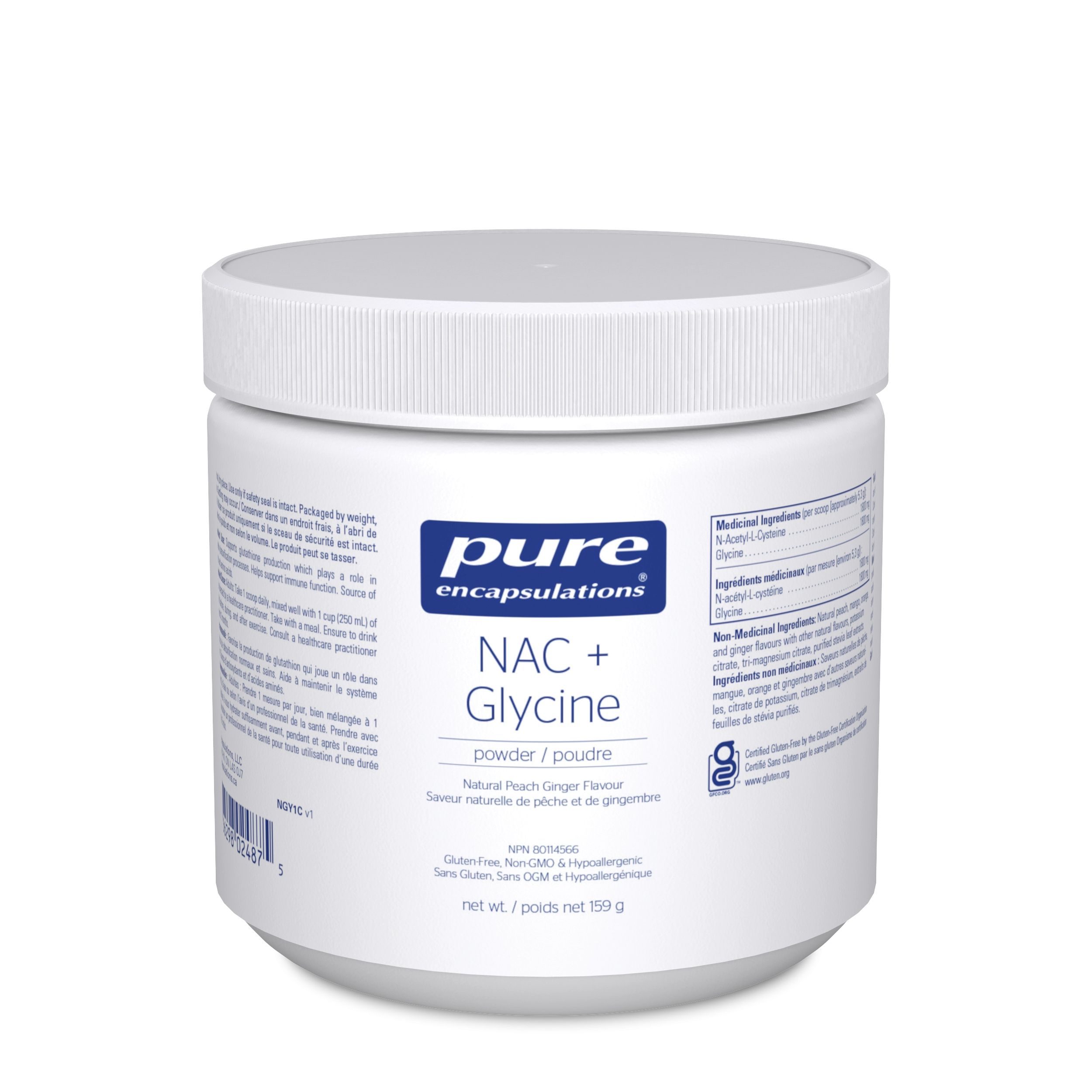 Pure Encapsulations NAC + Glycine Powder (159g)