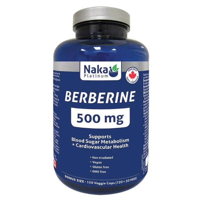 Naka Berberine 500mg (150 vcaps)