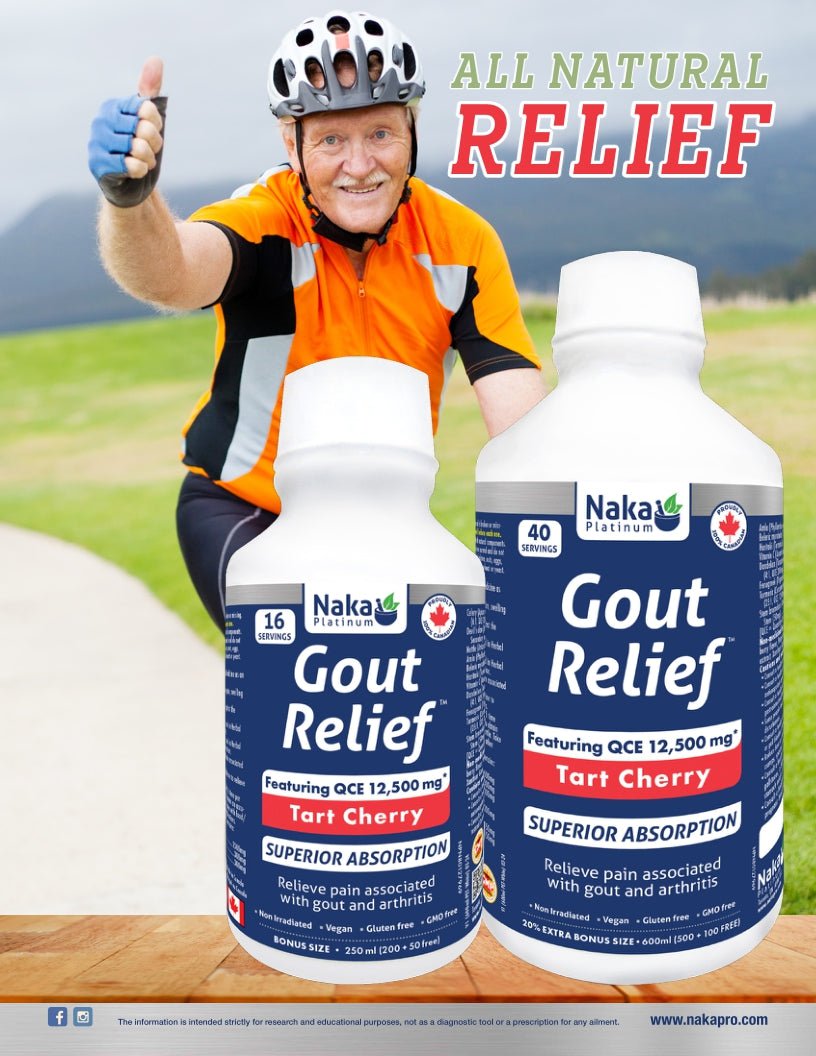 Naka Gout Relief with tart cherry (250mL)