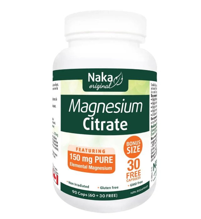 Naka Magnesium Citrate (90 caps)