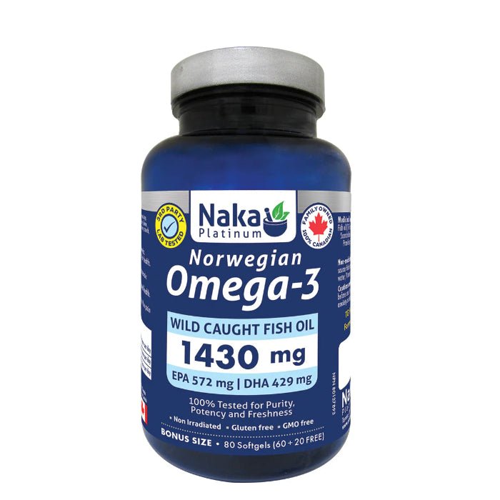 Naka Norwegian Omega - 3 (80 softgels)