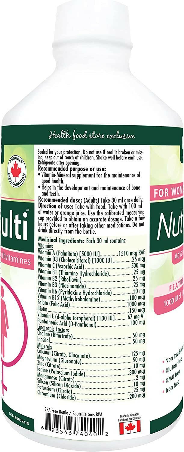 Naka Nutri Multi For Women (900mL) - complete multivitamin formula