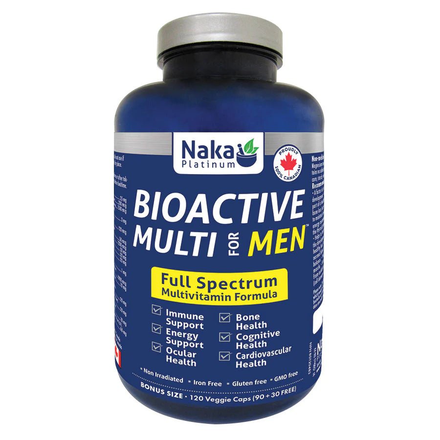 Naka Plantinum (Bonus Size) Platinum Bioactive Multi for Men - 120 vcaps