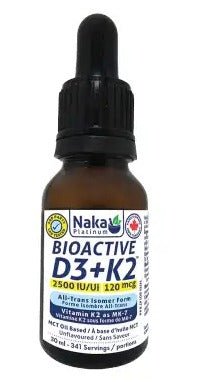 Naka Platinum BioActive D3 + K2 30mL (30 ml)