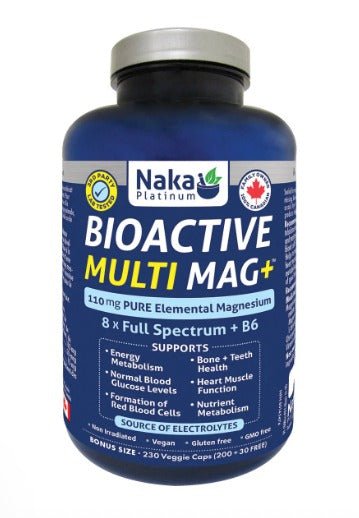 Naka Platinum BIOACTIVE MULTI MAG+(230 vcaps)