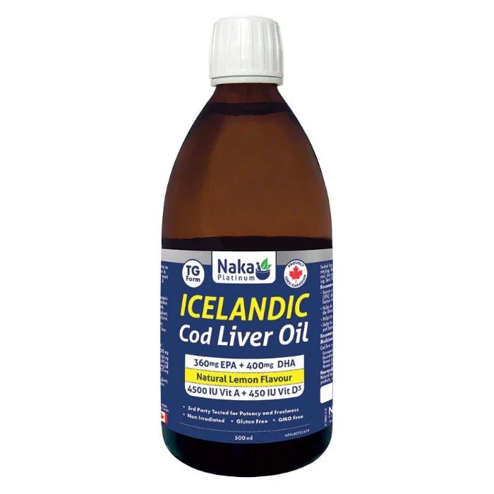 Naka Platinum Icelandic Cod Liver Oil - (200mL | 500mL)