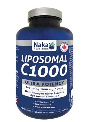Naka Platinum Liposomal C1000 (180 softgels)