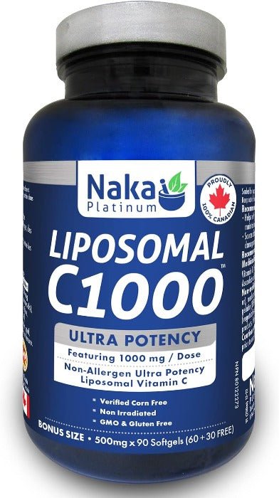 Naka Platinum Liposomal C1000 (90 softgels)