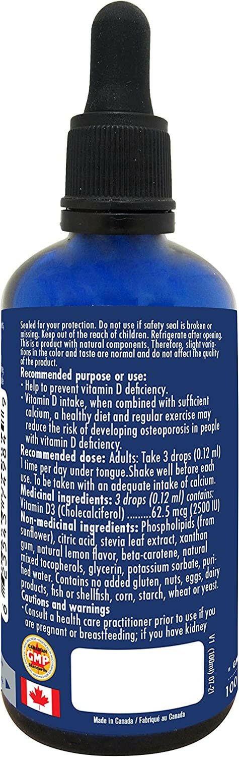 Naka Platinum Liposomal D3 sublingual drop (100mL)