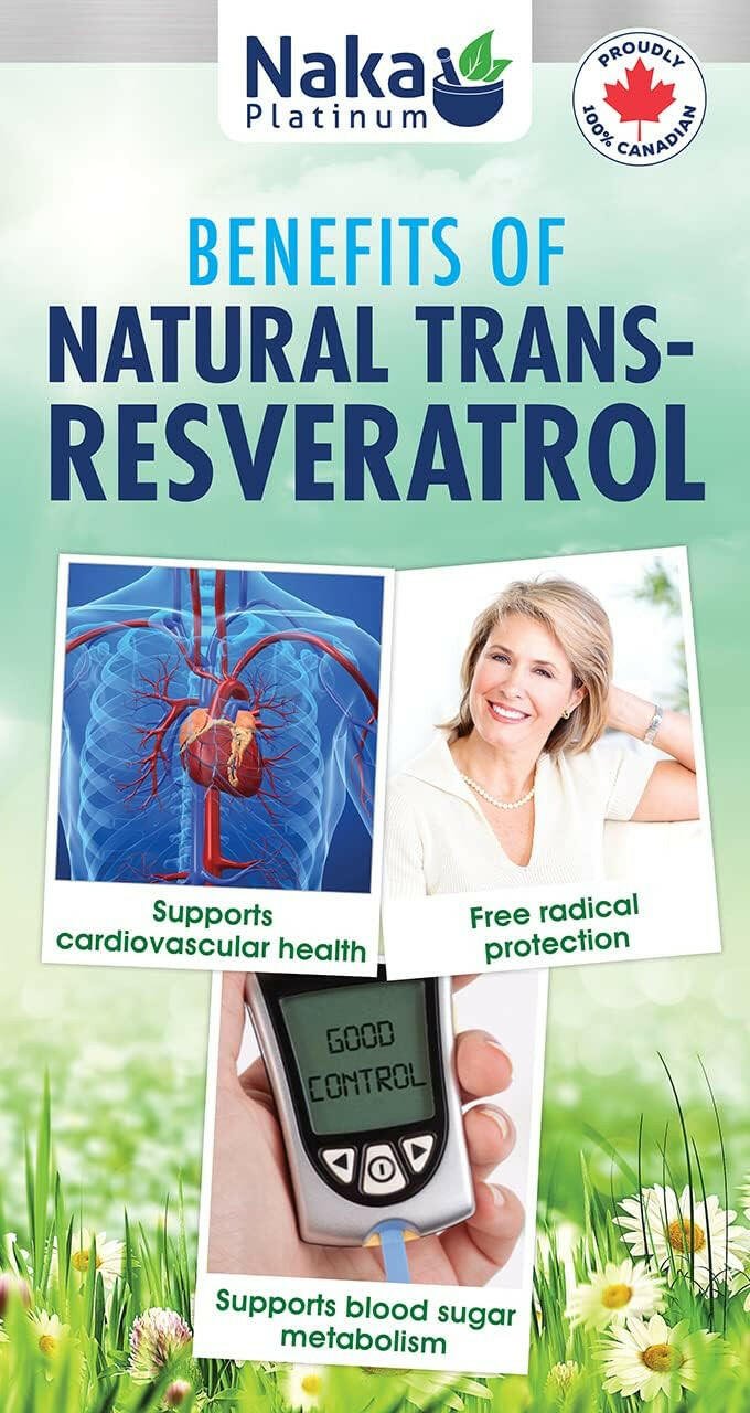 Naka Platinum Natural Trans - Resveratrol (30 | 75 vcaps)