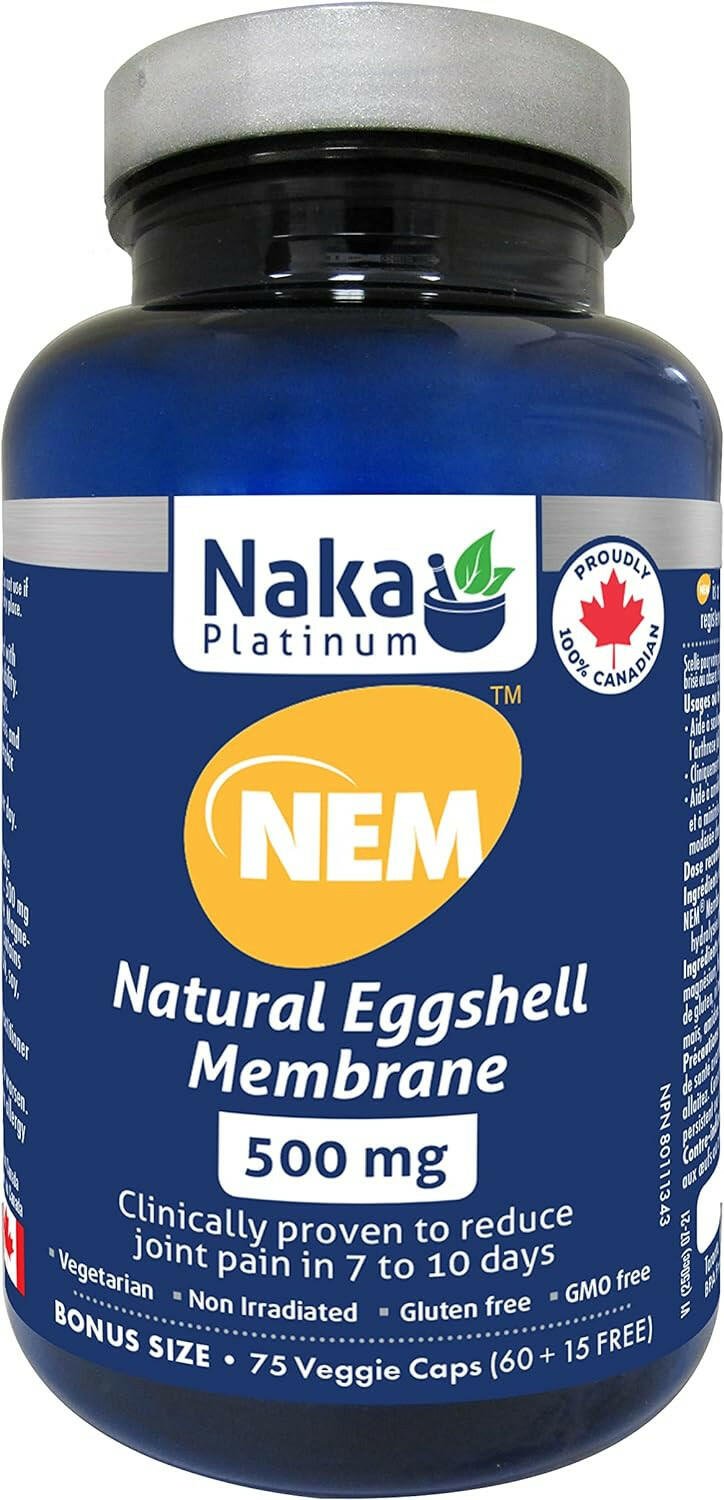 Naka Platinum NEM eggshell membrane 500 mg (30 | 75 vcaps)