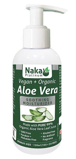 Naka Platinum Organic ALOE VERA Gel Soothing Moisturizer (120 ml)