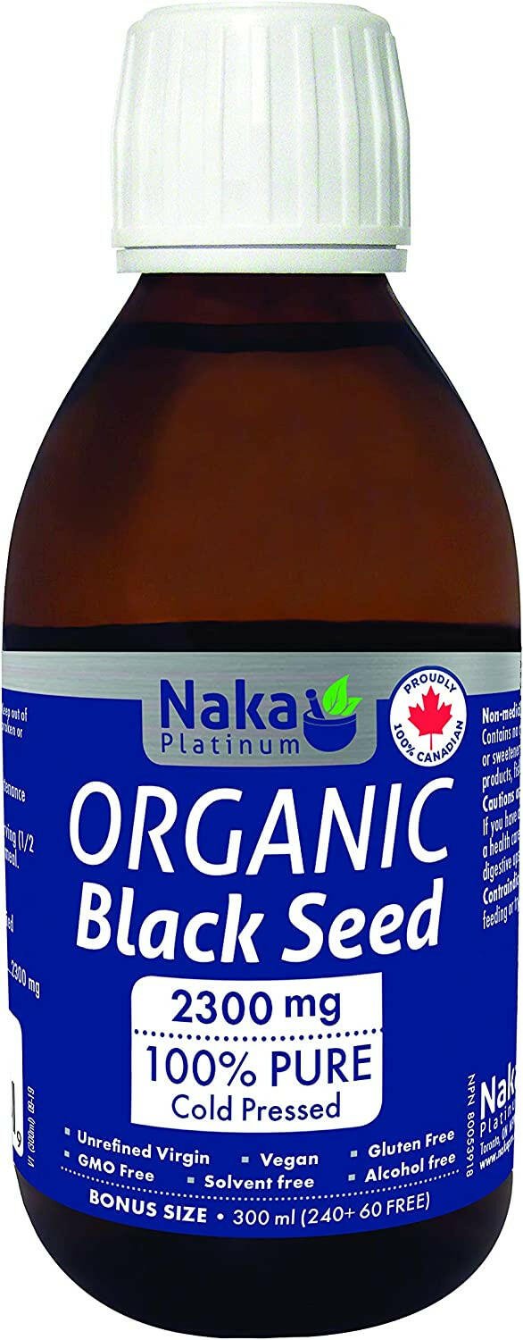 Naka Platinum Organic Black Seed Oil Liquid (125mL ｜ 300mL)