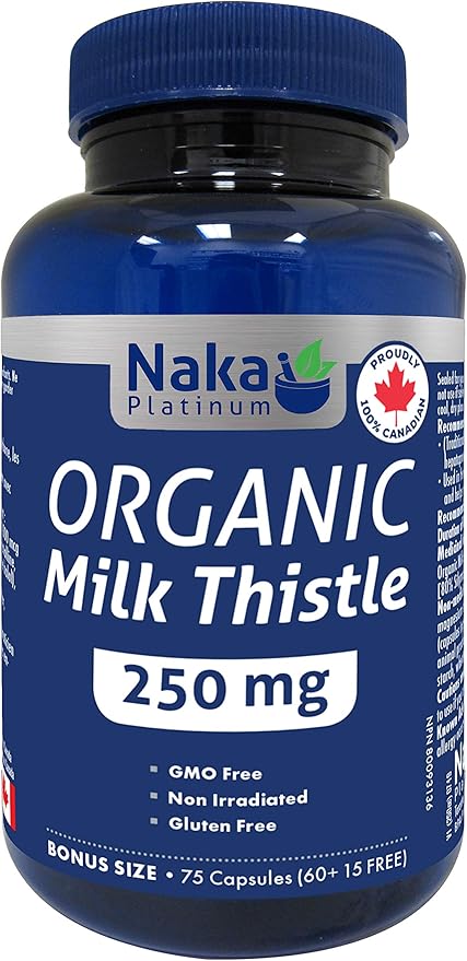 Naka Platinum Organic Milk Thistle 250 mg (75 vcaps)