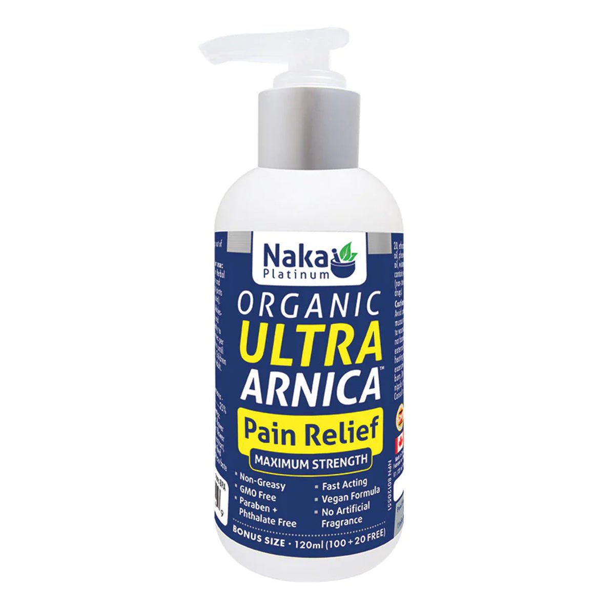 Naka Platinum Organic Ultra Arnica（120mL）