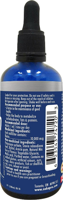 Naka Platinum Pro Biotin 10,000 mcg - Berry flavor (100ml)