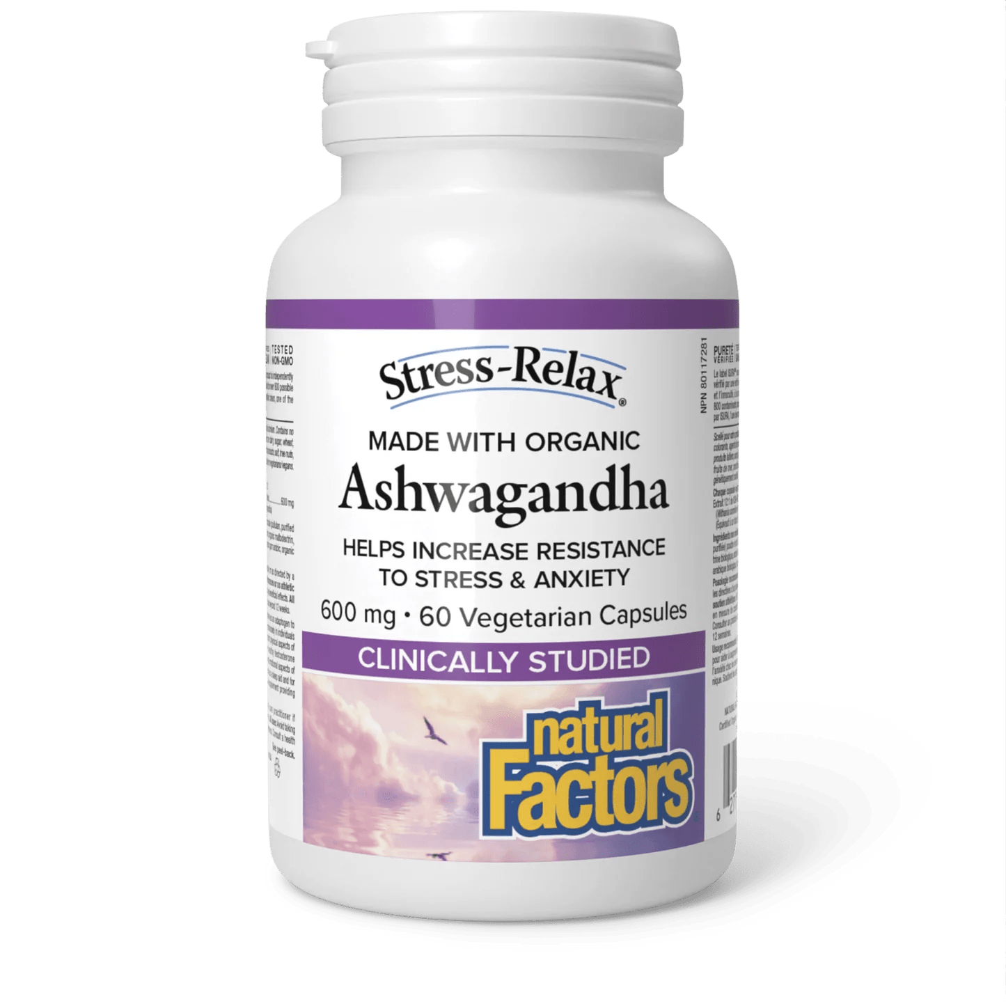 Natural Factors Ashwagandha 600 mg (60 vcaps)