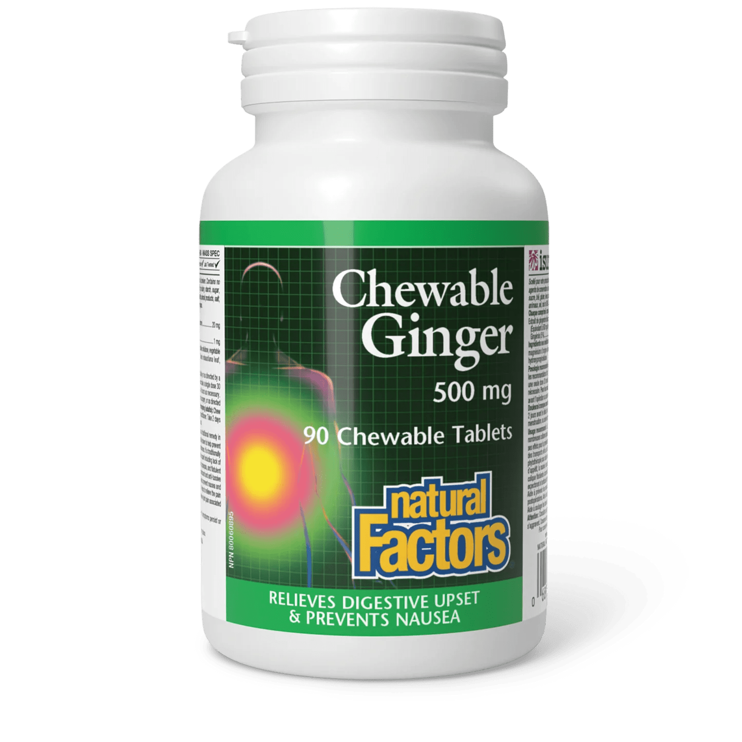 Natural Factors Chewable Ginger (500mg)