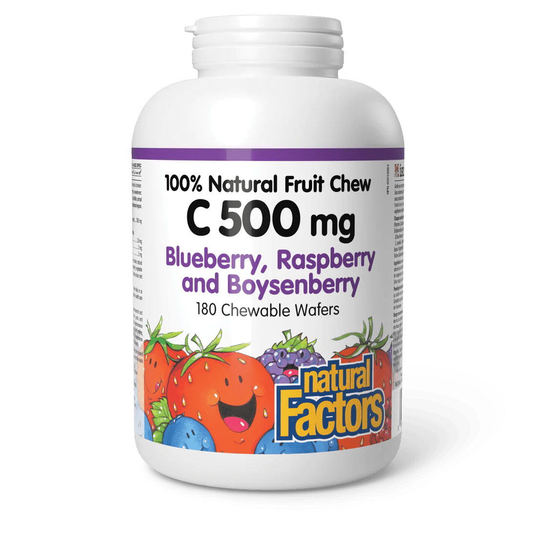 Natural Factors Chewable Vitamin C 500mg (90 chewables)