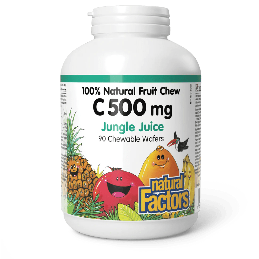 Natural Factors Chewable Vitamin C 500mg (90 chewables)