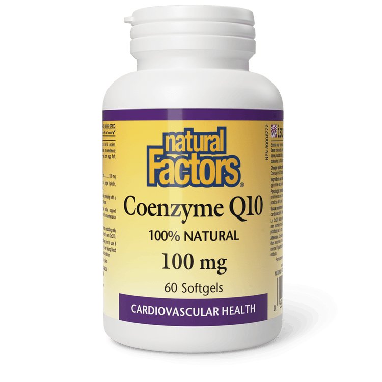 Natural Factors Coenzyme Q10 100mg (30|60|120 Softgels)