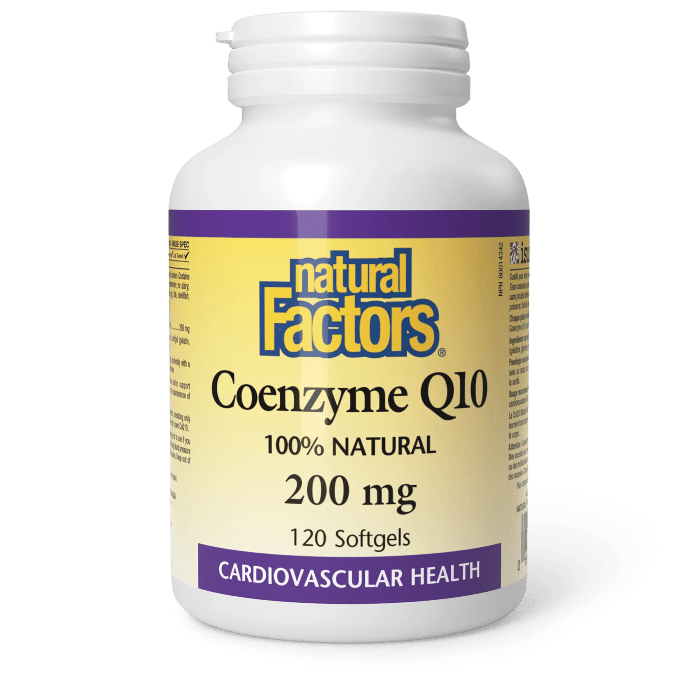 Natural Factors Coenzyme Q10 200mg (120 Softgels)