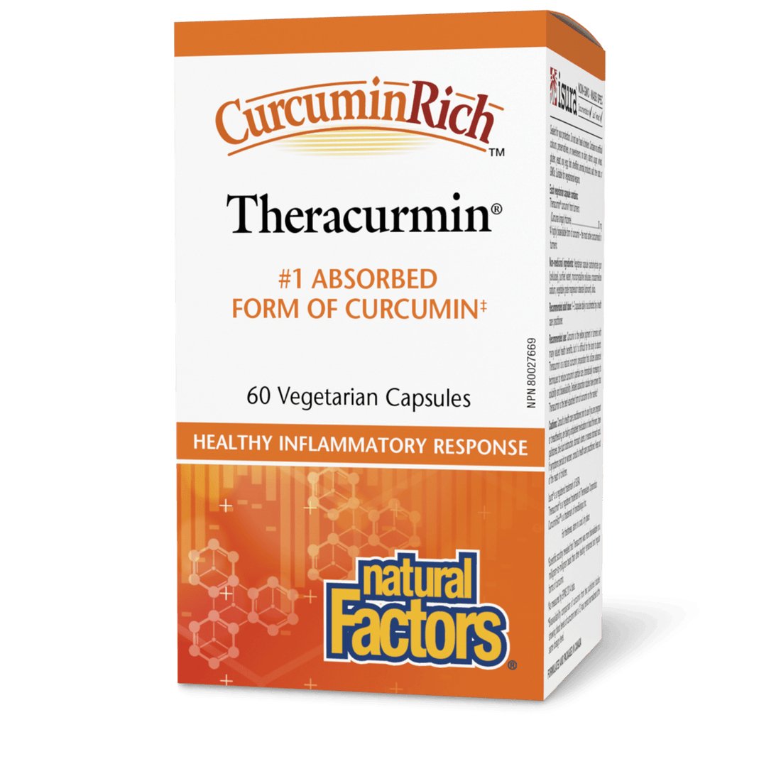 Natural Factors CurcuminRich Theracurmin 30mg (60 Vegetarian Capsules)