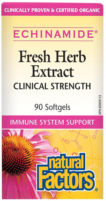 Natural Factors Echinacea Fresh Herb Extract (90 Softgels)