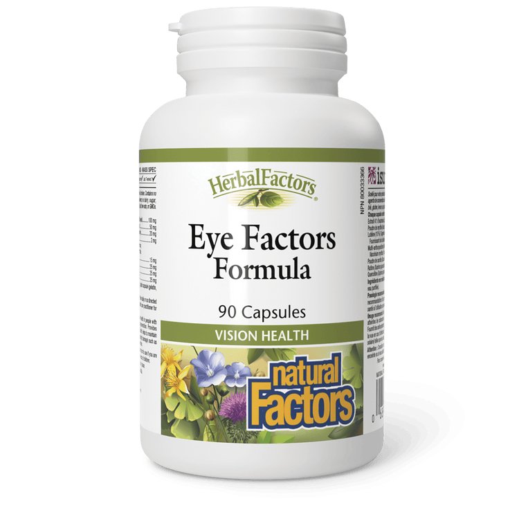 Natural Factors Eye Factors Formula, HerbalFactors (90 Capsules)