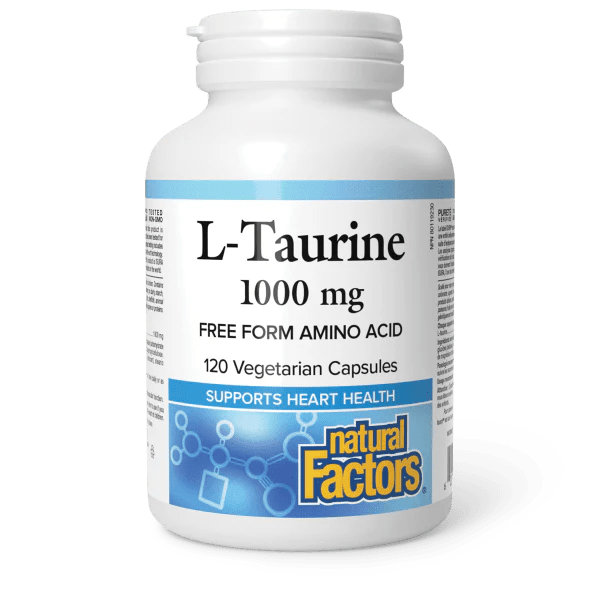 Natural Factors L - Taurine 1000 mg (120 vcaps)