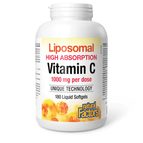 Natural Factors Liposomal Vitamin C (180 liquid softgels)