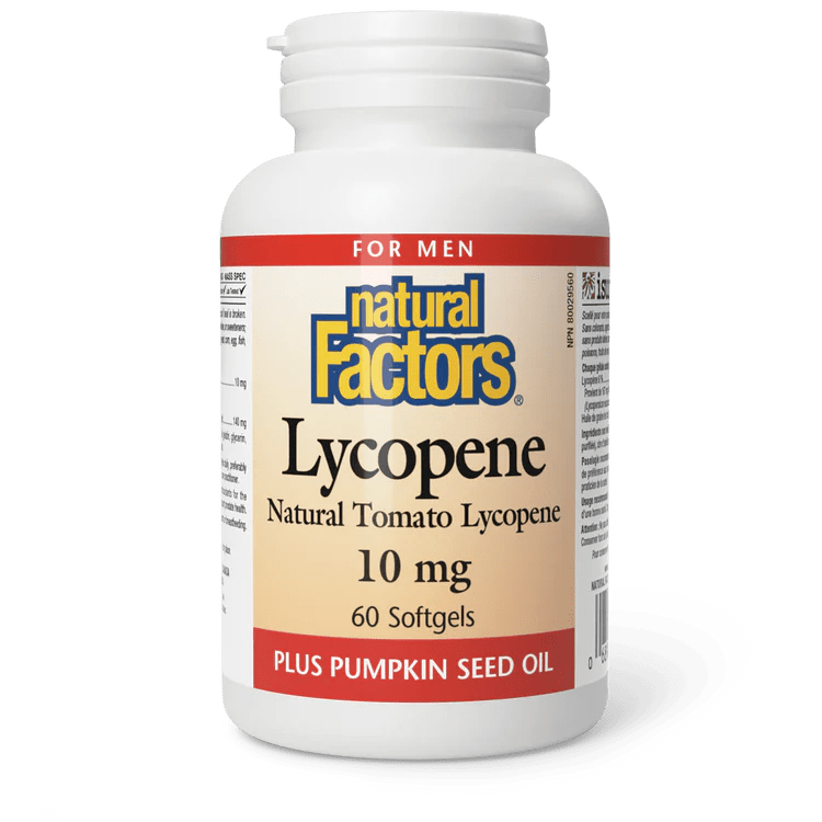 Natural factors Lycopene 10 mg (60 softgels)