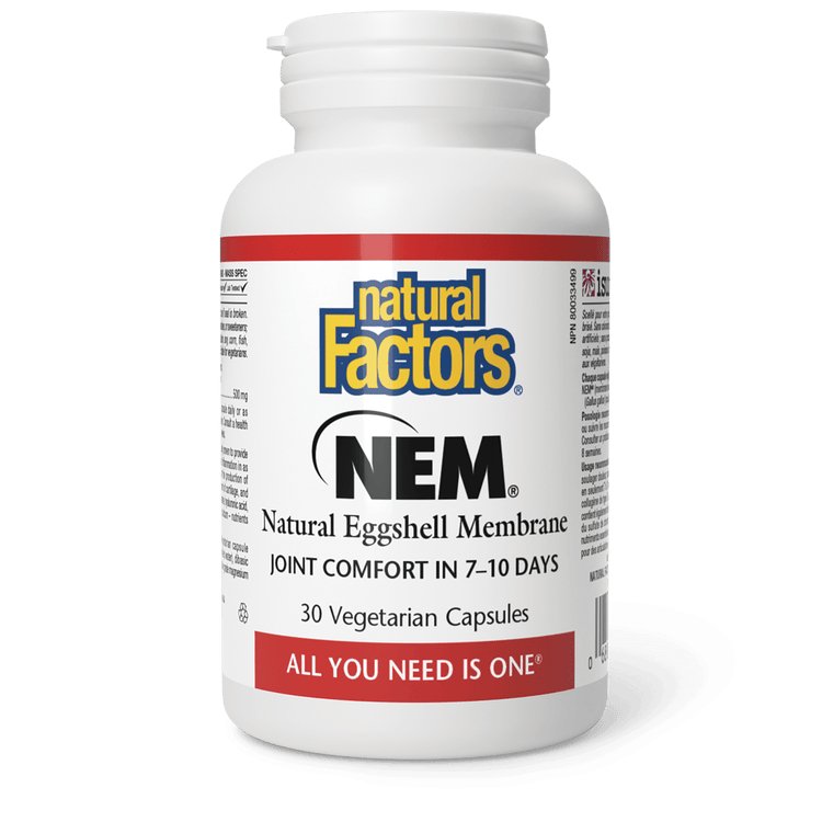 Natural Factors NEM 500 mg (30 Vegetarian Capsules)
