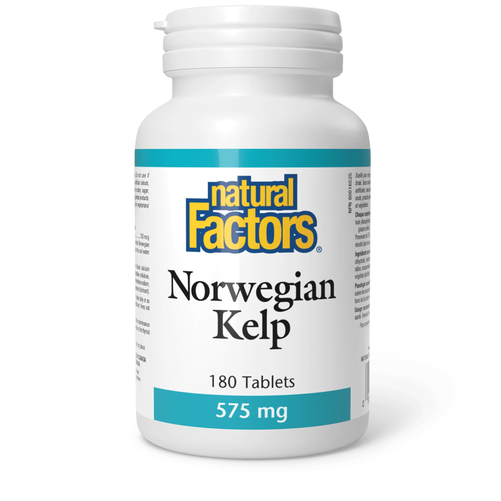 Natural Factors Norwegian Kelp 575 mg (180 tablets)