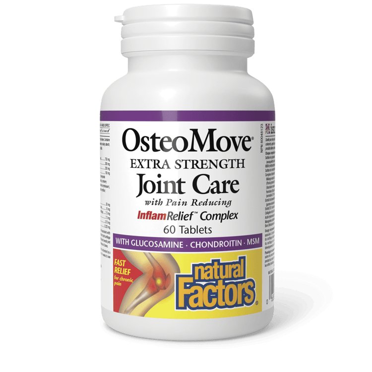 Natural Factors OsteoMove Joint Care Extra Strength (120 Tablets)