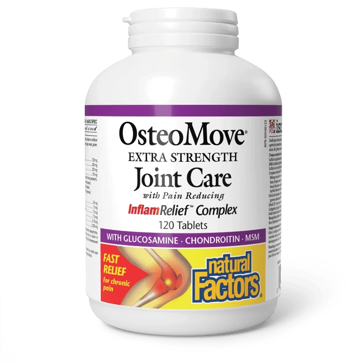 Natural Factors OsteoMove Joint Care Extra Strength (120 Tablets)