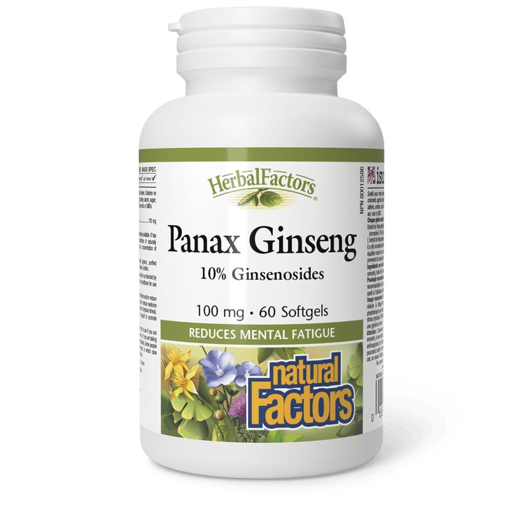 Natural Factors Panax Ginseng 100 mg (60 Softgels)