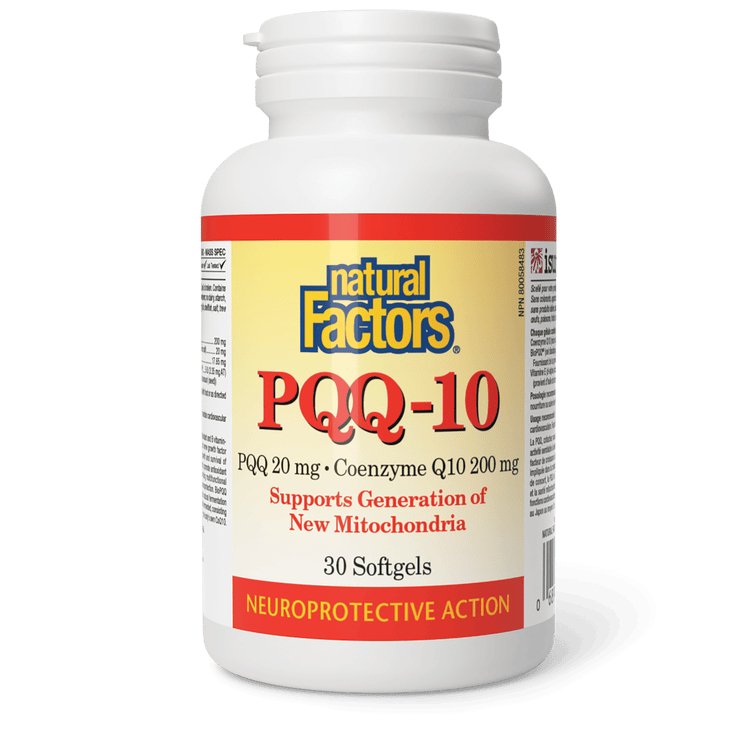 Natural Factors PQQ - 10 20 mg (30 Softgels)