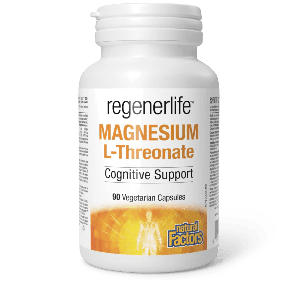 Natural Factors RegenerLife Magnesium L - Threonate (90 vcaps)