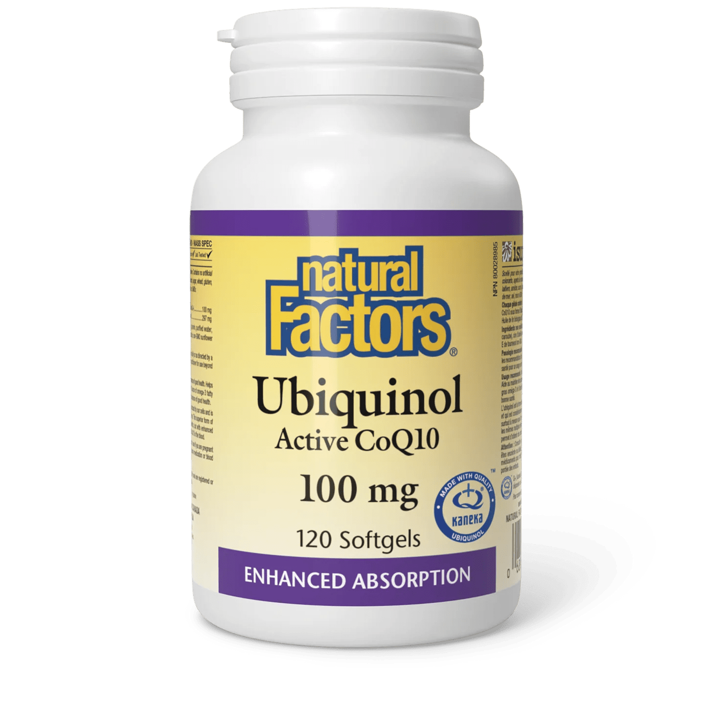 Natural Factors Ubiquinol Active CoQ10 100 mg (60 | 120 softgels)