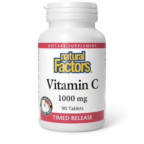 Natural Factors Vitamin C Timed Release 1,000mg (90 Tablets)