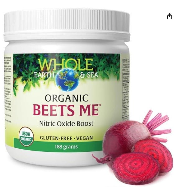 Natural Factors Whole Earth & Sea ORGANIC Beets Me, Nitric Oxide Boost(188G)