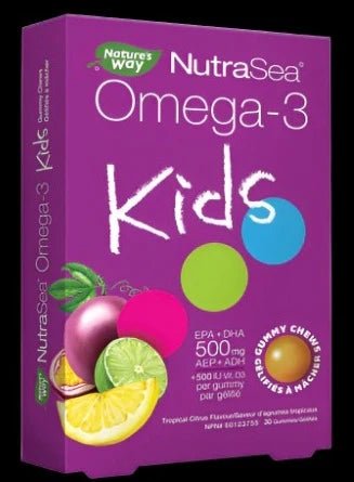 Nature's Way NutraSea Omega 3 Kids Gummy Chews (30 gummies)
